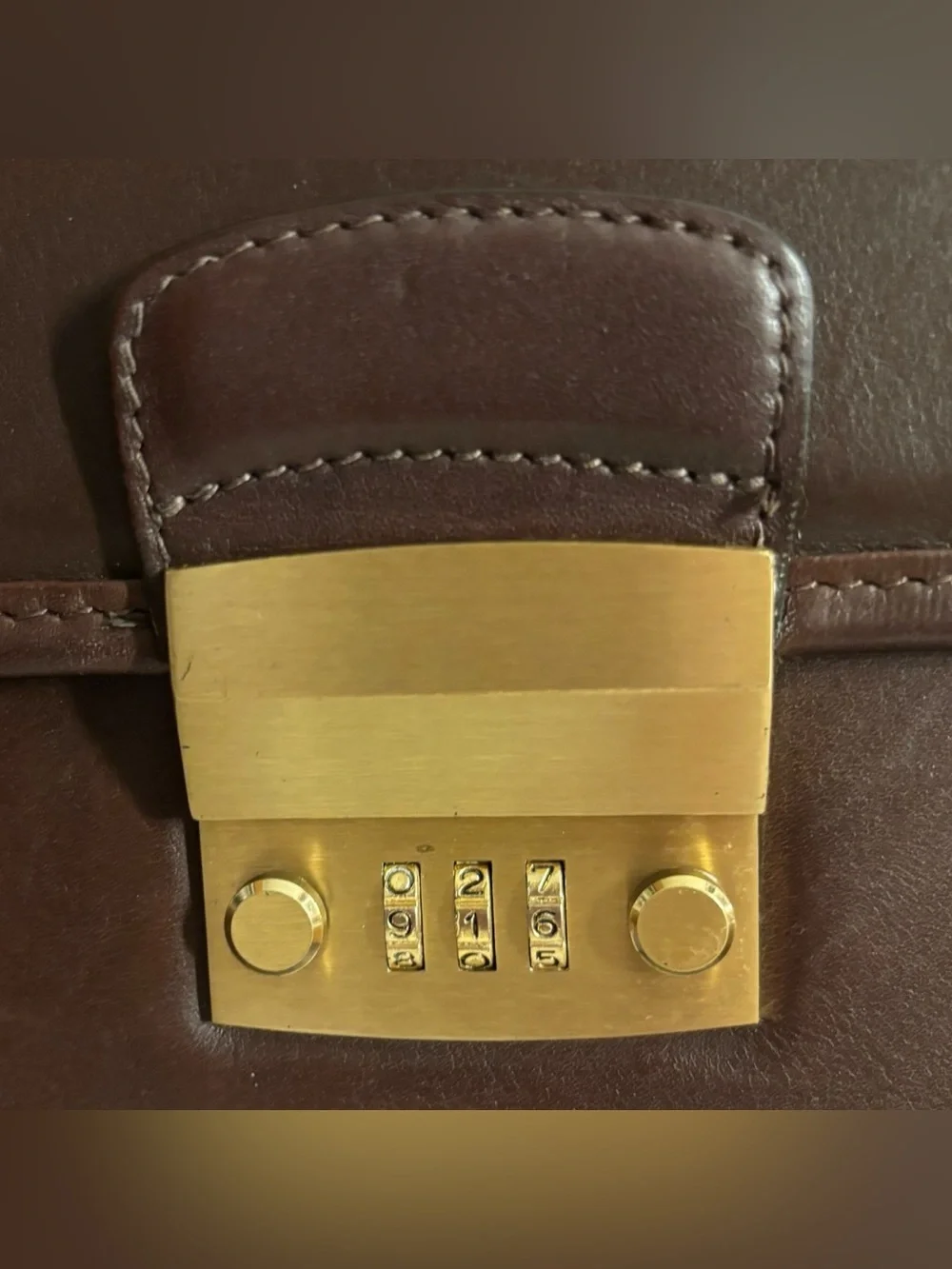 Vintage Coach Courier Brief 5352 Mahogany Leather Briefcase